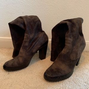 Donald Pliner Chenia Brown Suede High Boots